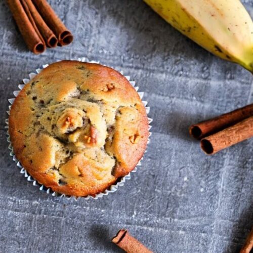 Bananmuffins med kanel