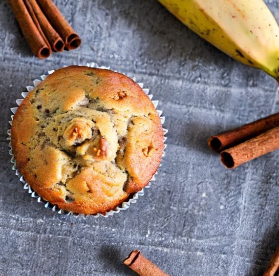 Bananmuffins med kanel