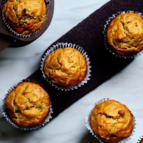 Grove gulrotmuffins