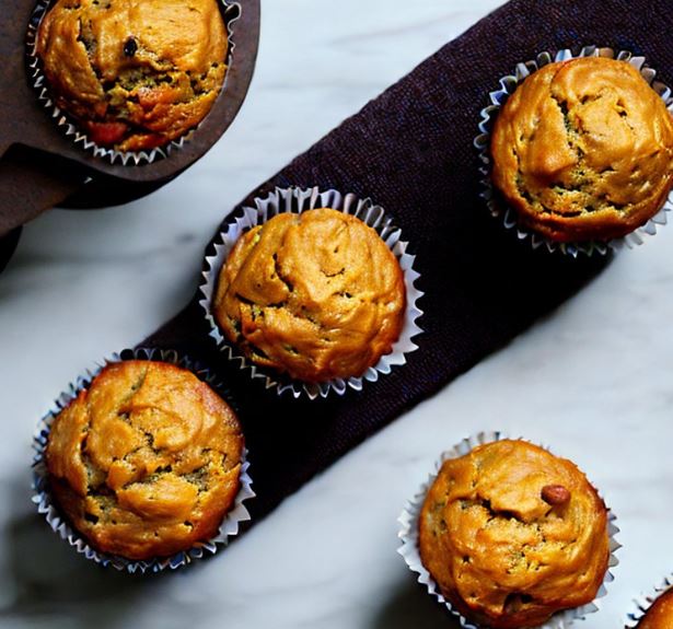 Grove gulrotmuffins