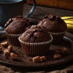 Muffins med banan og kakao