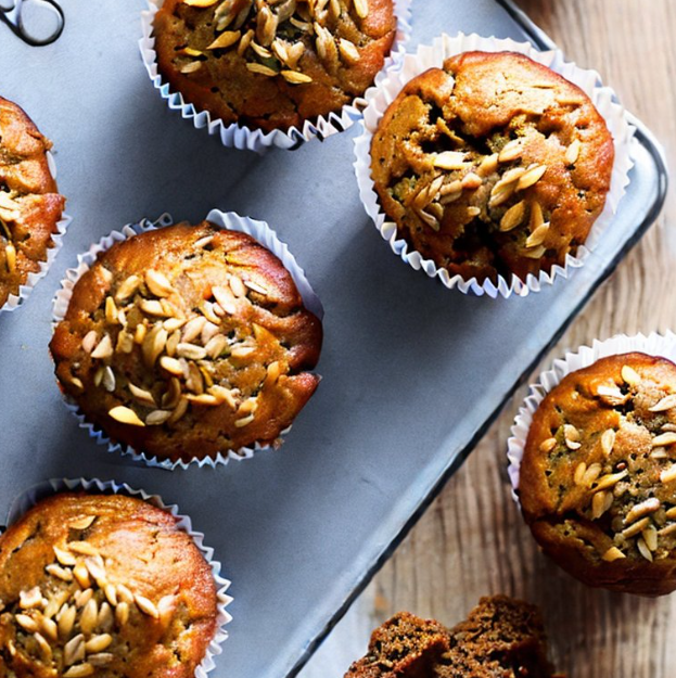 gulrotmuffins med havregryn