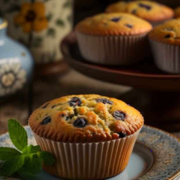 Muffins med rosiner
